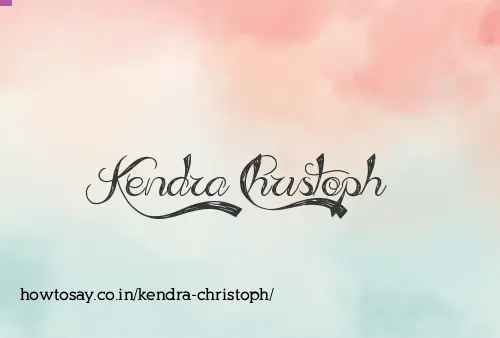 Kendra Christoph