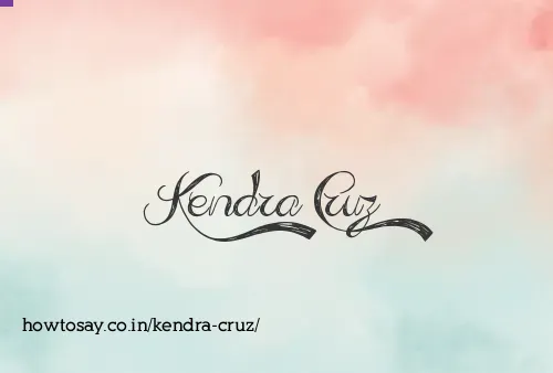 Kendra Cruz