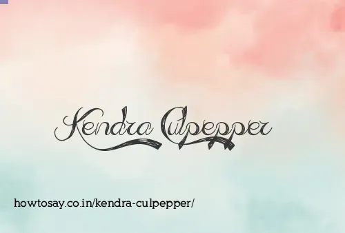 Kendra Culpepper