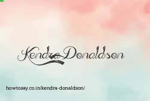 Kendra Donaldson