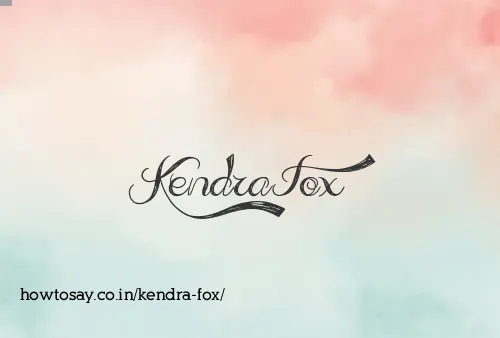 Kendra Fox