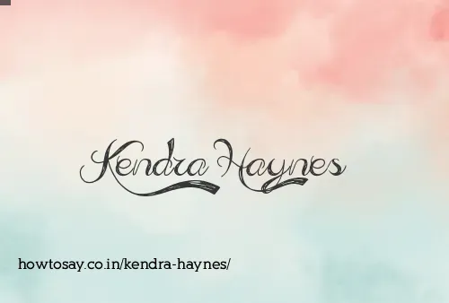 Kendra Haynes