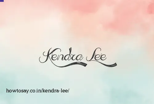 Kendra Lee