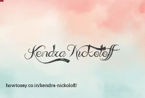 Kendra Nickoloff