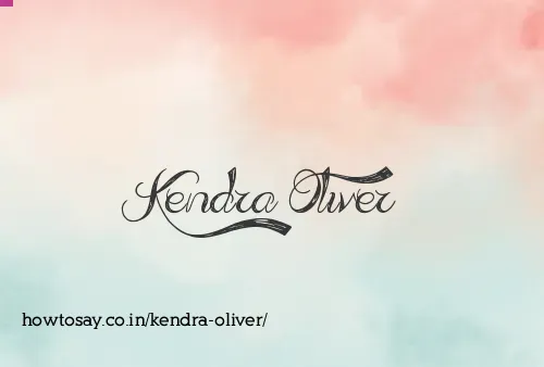 Kendra Oliver