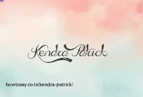 Kendra Patrick