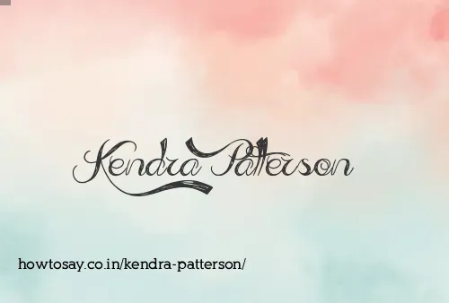 Kendra Patterson