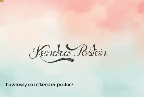 Kendra Poston