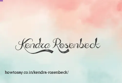 Kendra Rosenbeck