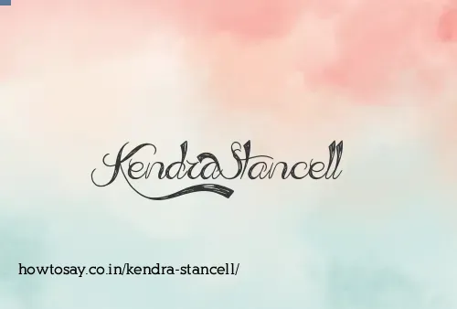Kendra Stancell