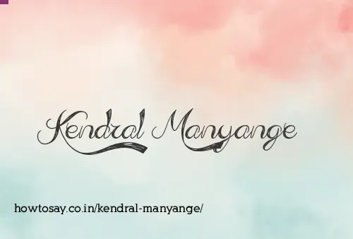 Kendral Manyange