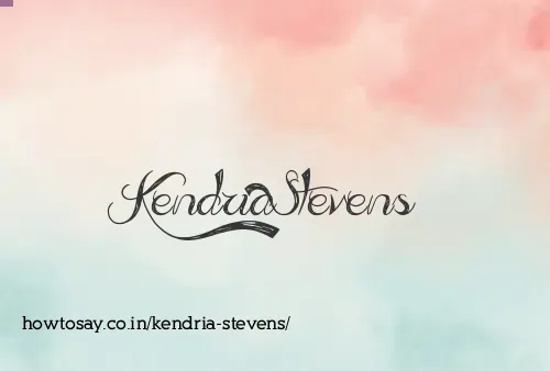 Kendria Stevens