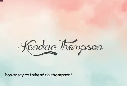 Kendria Thompson