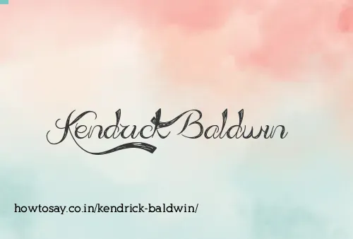 Kendrick Baldwin