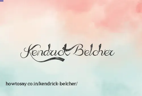 Kendrick Belcher