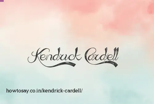Kendrick Cardell