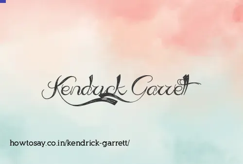 Kendrick Garrett