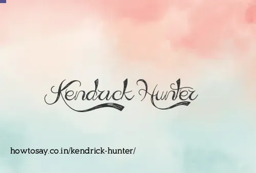 Kendrick Hunter