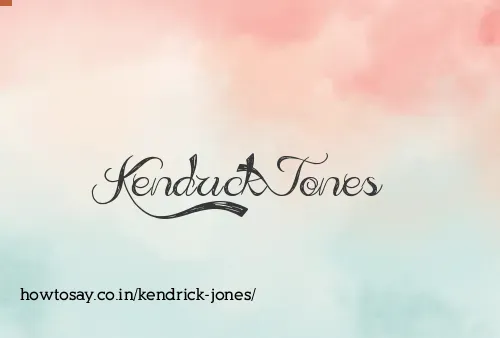 Kendrick Jones
