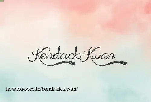 Kendrick Kwan