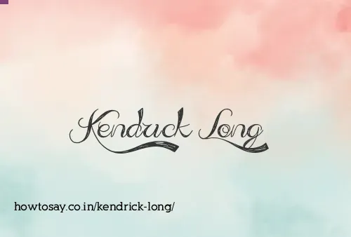 Kendrick Long