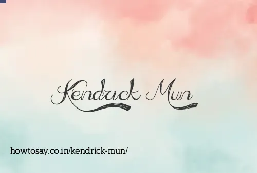 Kendrick Mun