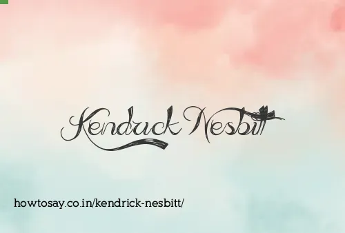 Kendrick Nesbitt
