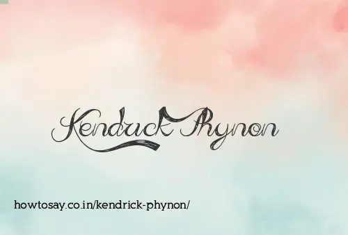 Kendrick Phynon