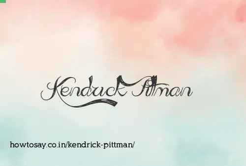 Kendrick Pittman