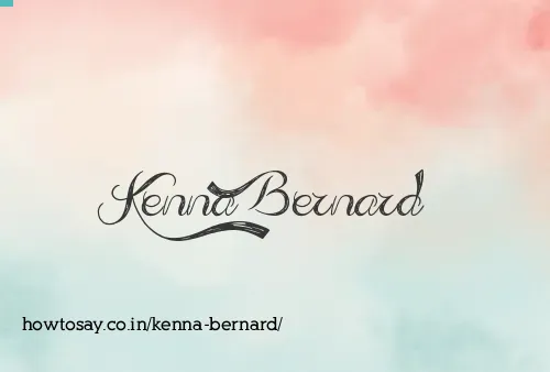 Kenna Bernard