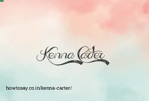 Kenna Carter