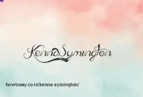 Kenna Symington