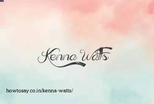 Kenna Watts