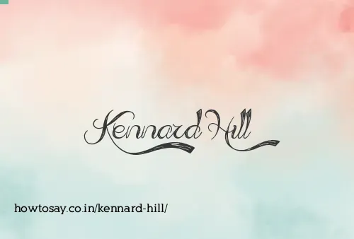 Kennard Hill