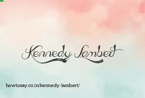 Kennedy Lambert