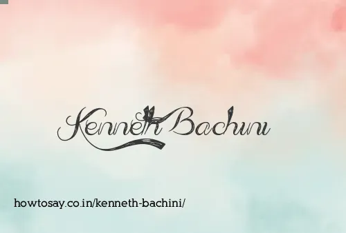 Kenneth Bachini