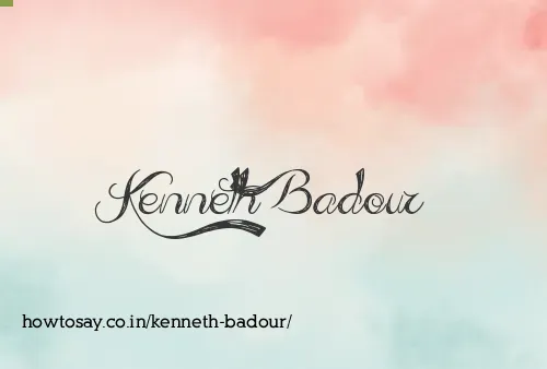 Kenneth Badour