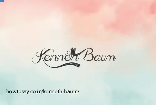 Kenneth Baum