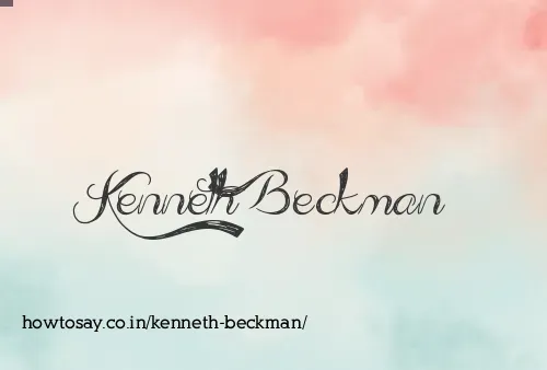 Kenneth Beckman