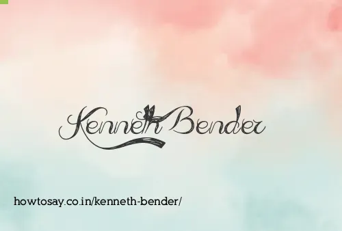 Kenneth Bender