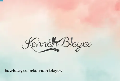Kenneth Bleyer