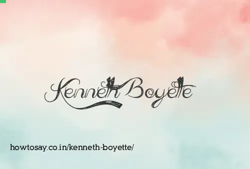 Kenneth Boyette