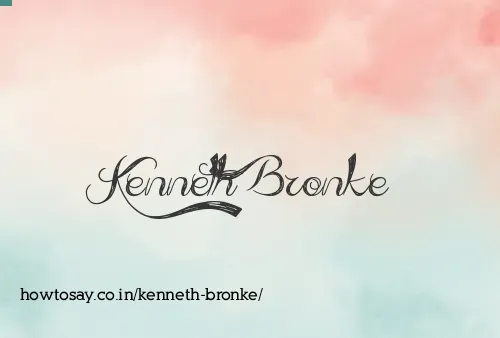 Kenneth Bronke