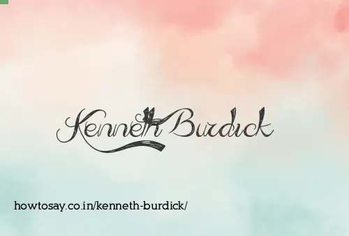 Kenneth Burdick