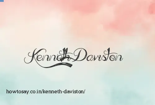 Kenneth Daviston