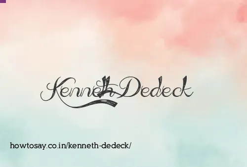 Kenneth Dedeck