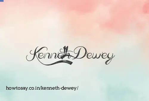 Kenneth Dewey