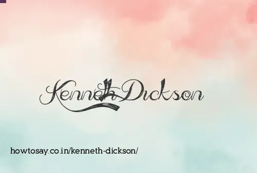 Kenneth Dickson