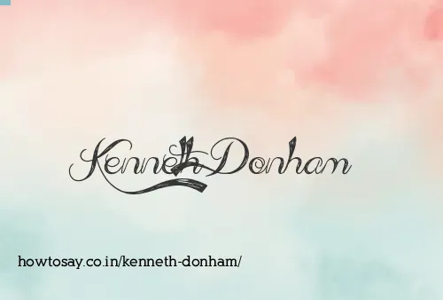 Kenneth Donham