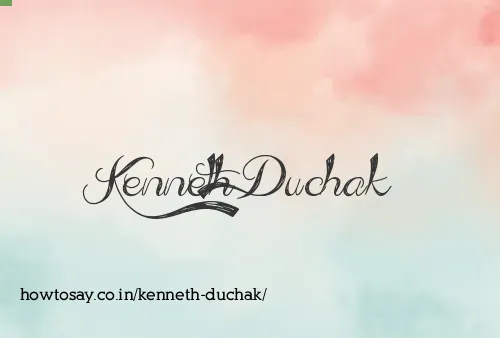 Kenneth Duchak
